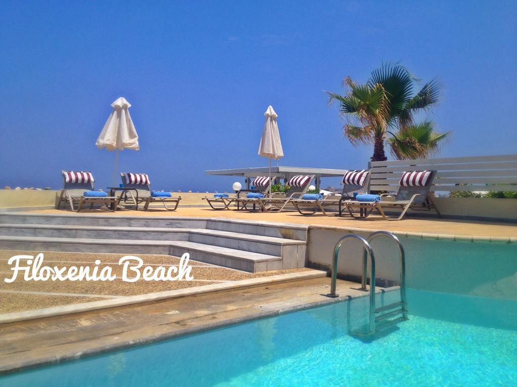 Filoxenia Beach Hotel Resmo Dış mekan fotoğraf